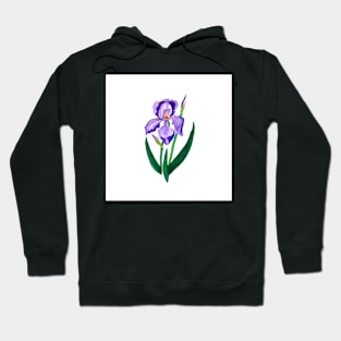 Purple Iris Hoodie